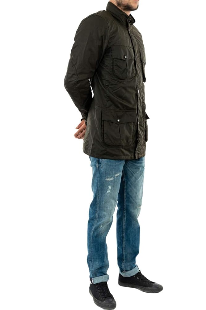 ※最終値下げ※barbour wax jacket BARBOUR Men's SAPPER WAX Jacket MSRP $465 in Olive British